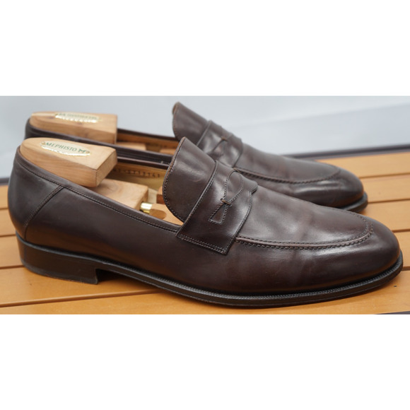 Cole Haan Men\'s Tragano Penny Loafers Size 11 M Brown Leather Made in Italy main image 9